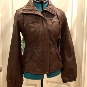 Luxurious lamb skin jacket